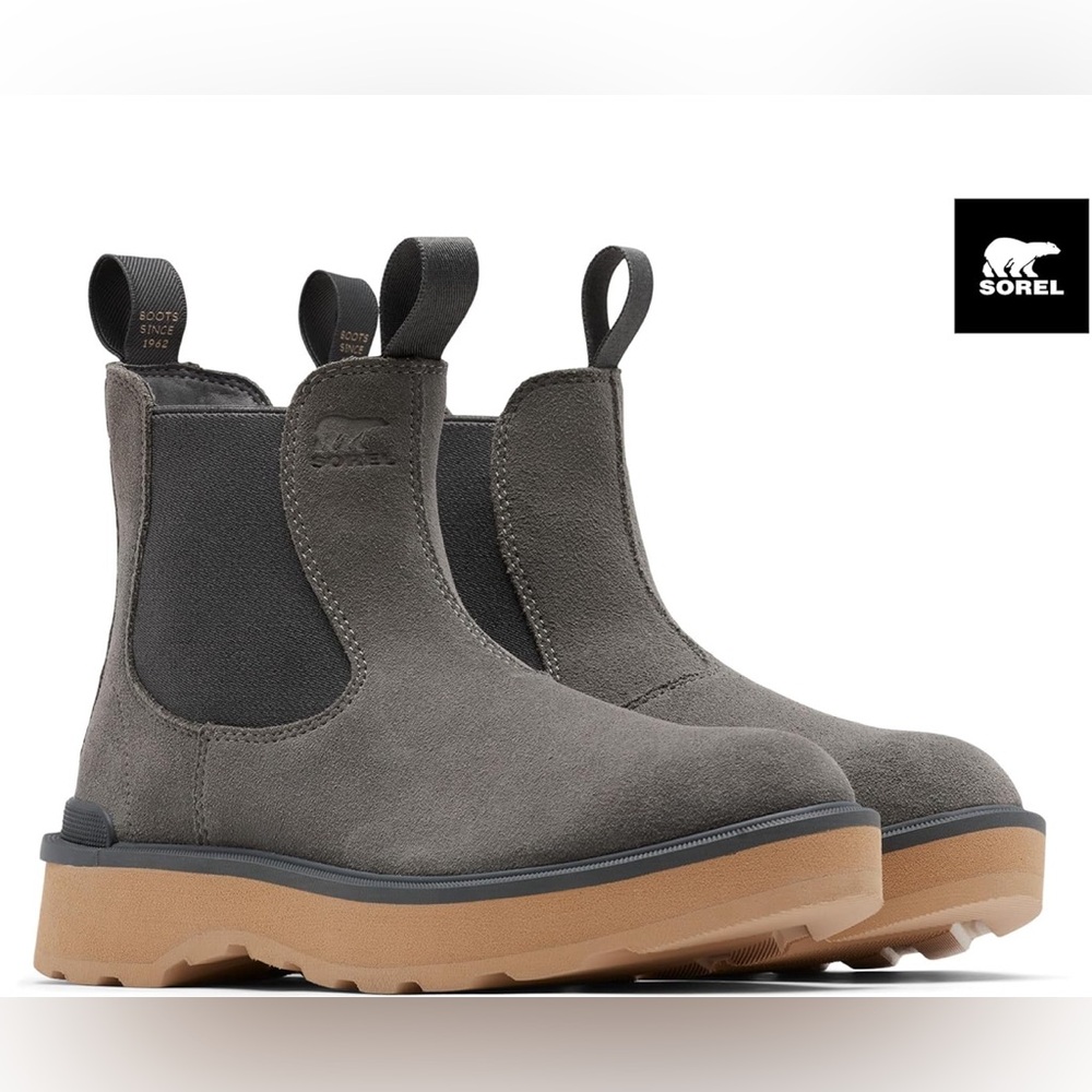 Sorel Women's Hi-Line Chelsea Boots - NWT, Grey, Size 10